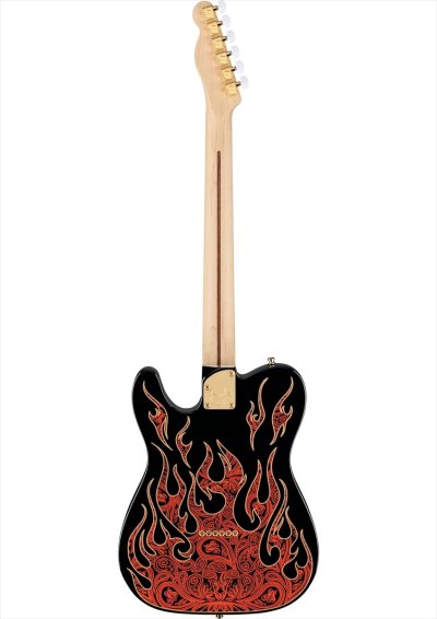 画像2: Fender　James Burton Telecaster Red Paisley Flames