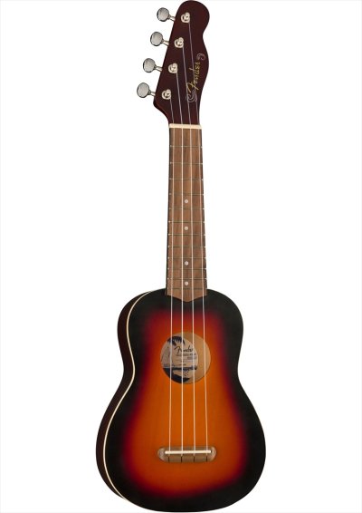 画像1: Fender　Venice Soprano Ukulele 2-Color Sunburst