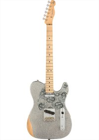 Fender　Brad Paisley Road Worn Telecaster Silver Sparkle
