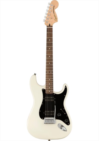 画像1: Squier by Fender　Affinity Series Stratocaster HH Olympic White