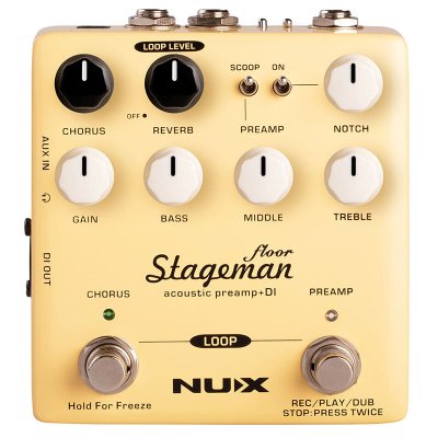 画像1: NUX　Stageman Floor (NAP-5) -acoustic preamp + DI-