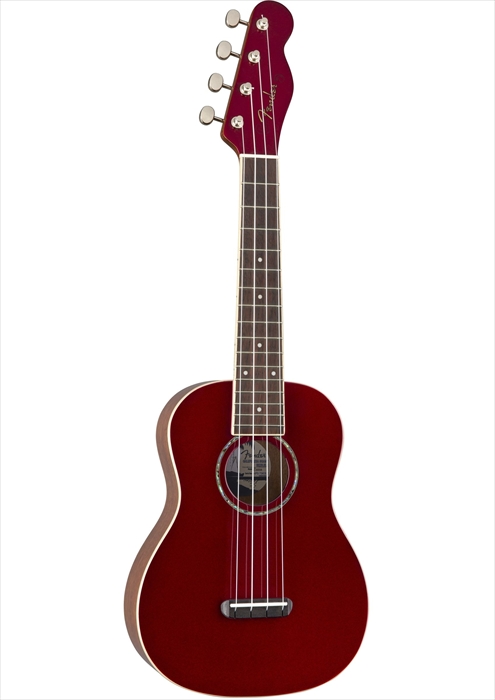 Fender　Zuma Classic Concert Ukulele Candy Apple Red