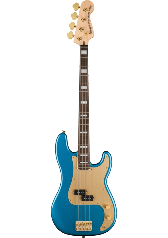 Squier by Fender　40th Anniversary Precision Bass Gold Edition Lake Placid  Blue